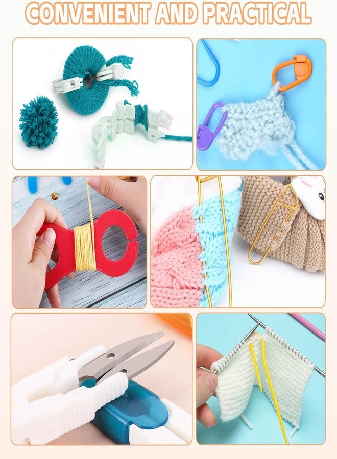 QLECT Crochet Needle Kit 107Pcs with Carry Bag DIY Crochet Kit with Tools & Accessories Comprehensive Crochet Kit for Beginners & Professionals - Image 5